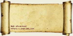 Negovanka Radenković vizit kartica